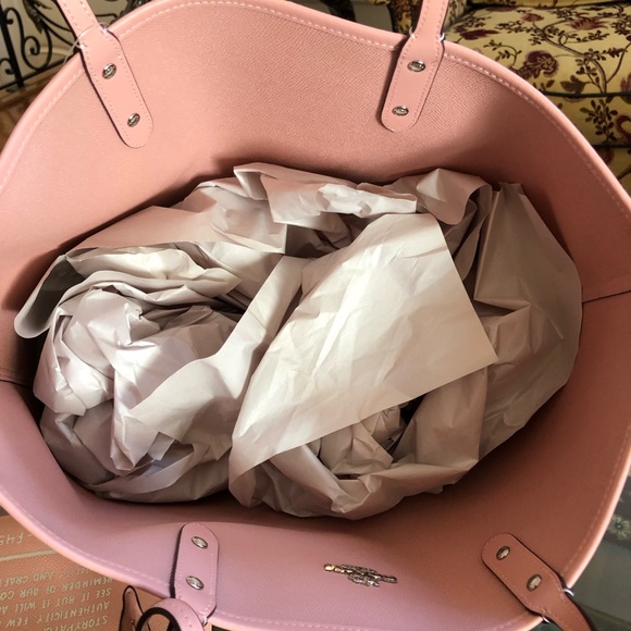 2pcs Coach floral reversible tote handbag&wallet - Picture 8 of 8